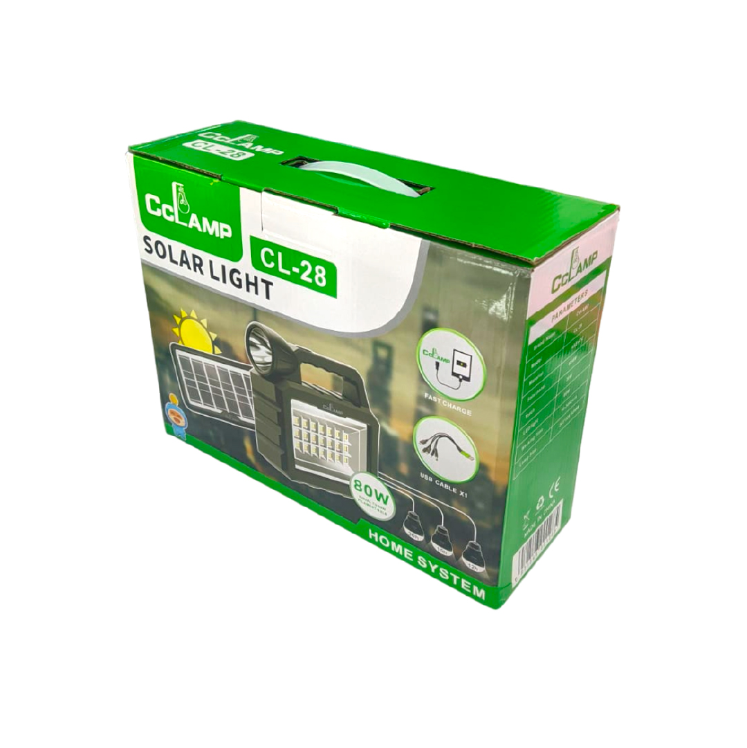 Kit lampara portátil + accesorios